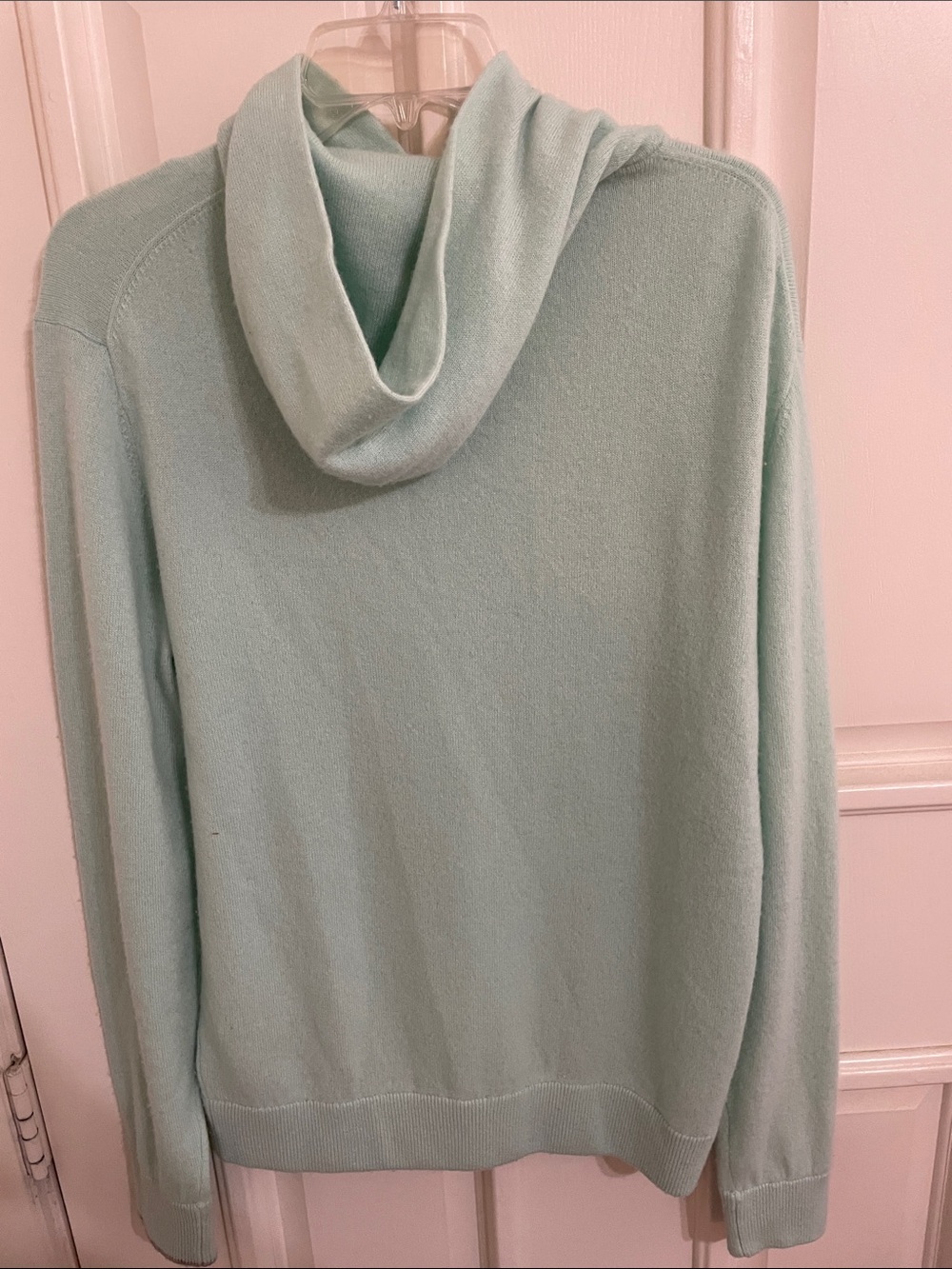 Greyson Men's  Cashmere Lt Green Hoodie Sweater Sz M
